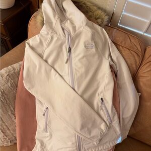 The North Face Women's Pale Pink Hooded Ski Jacket